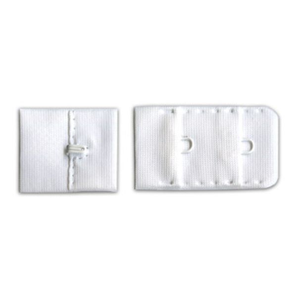 Застежки для бюстгальтера текстильные 25 мм, 50 шт, нейлон, белый, Blitz ZB25-12
