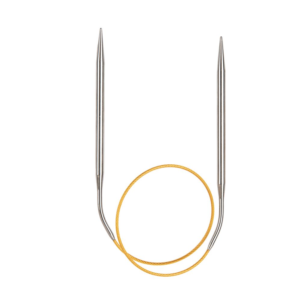 Спицы круговые ⌀4.0 мм, 40 см, с металлическим тросиком, Alpina SIL-40