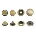 Кнопка Дельта (O-образная) ⌀15/15 мм, ≈72 шт, МЕТАЛЛ, антик, NEW STAR