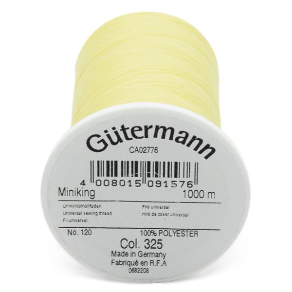 Нитки оверлочные Gutermann Miniking, 1000м, 325 шампань, 5 катушек