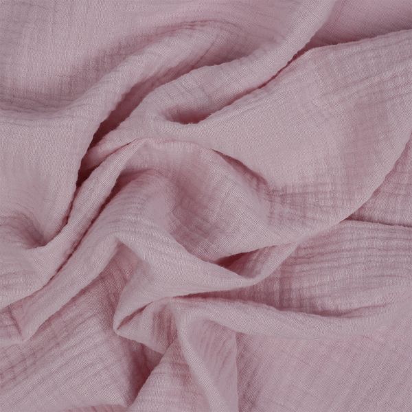 Муслин 125 г/м², 130 см / 2 метра, TBY.Mus.24723.56.2, цв.56 св.розовый