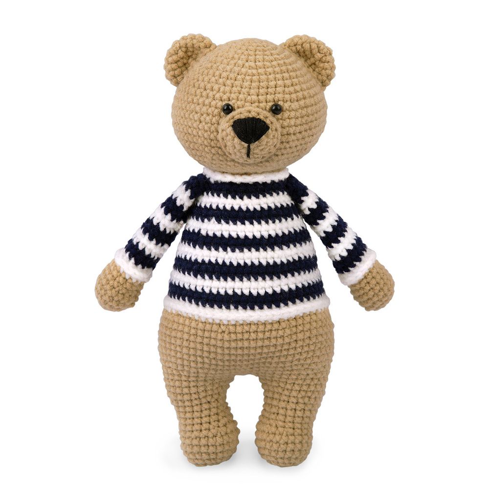 Набор для вязания игрушки Добрый мишка 24 см, Miadolla AMG-0106