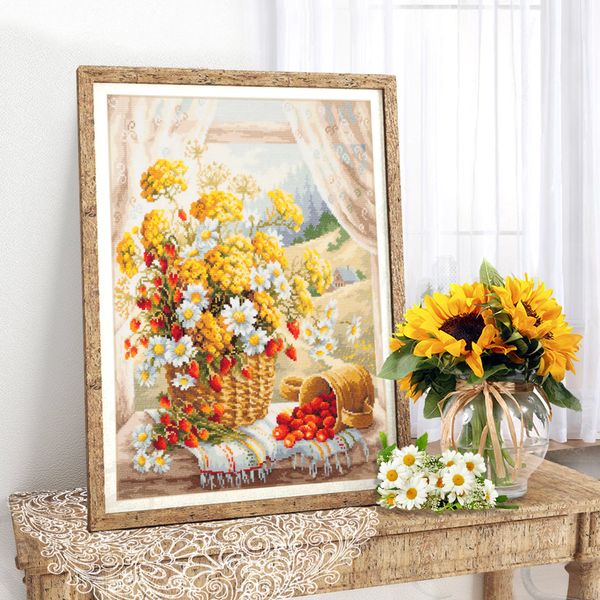 Набор для вышивания нитками Чудесная игла, Медовый аромат 32х40 см