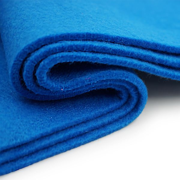 Фетр листовой мягкий 3.0 мм, 400гр, 20х30см, 3 штук Astra&Craft (AF834/YF683 морской волны)