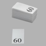 Этикетка-размерник, белый, 10х20 мм, 100 шт, 60