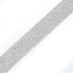 Лента металлизированная 15.0 мм / 22.85±1 метра, цв. серебро, Magic4Hobby