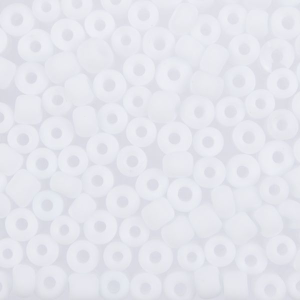 Бисер Zlatka 8/0, 100 г (10х10 г), №1007 св.голубой макарун, GR