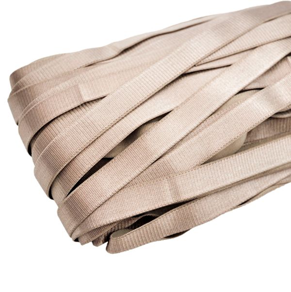 Резинка бельевая (бретелечная) блестящая 16.0 мм / 25 метров, серо-сиреневый