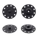 Кнопка пришивная металл ⌀25.0 мм, металл, Black, уп.10 шт