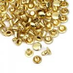 Хольнитены односторонние сталь 7х7 мм, №33, TBY.5107 цв. золото уп. 1000 шт, TBY