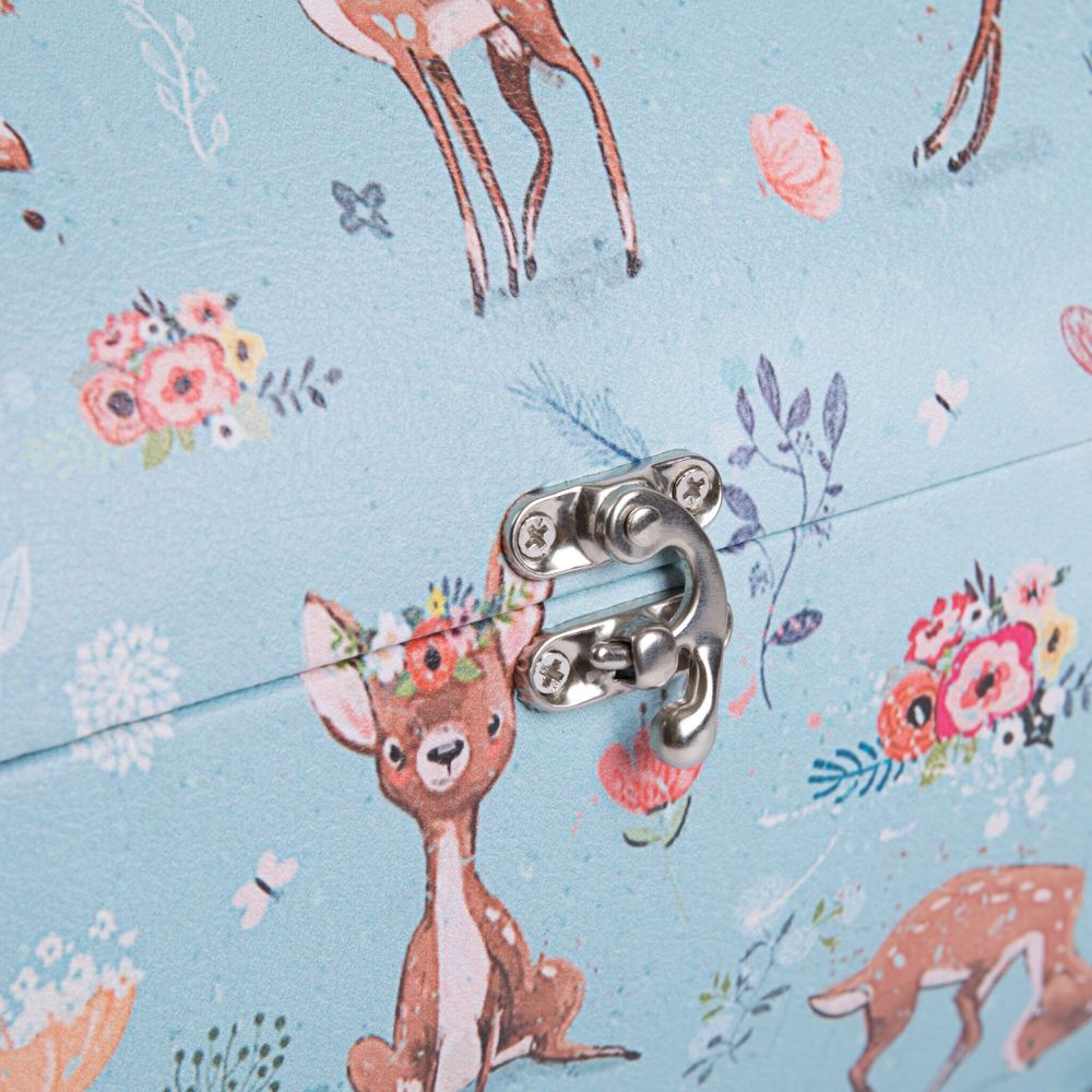 Шкатулка декоративная сундучок 24.5х16х18 см, 018 Милые зверята, Gamma DBK-02