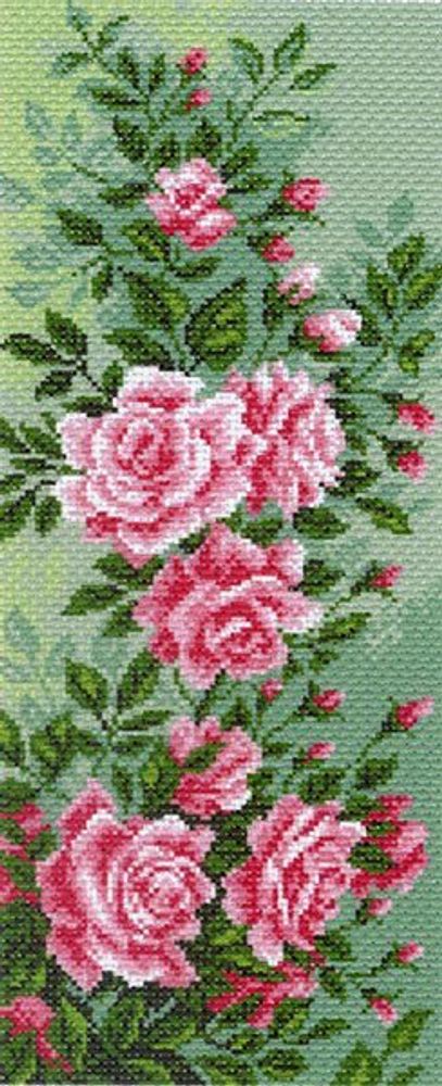 Рисунок для вышивания Матренин Посад (канва), 24х47 -1053 Плетистая роза