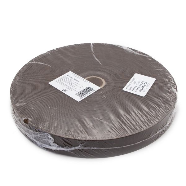 Резинка вязаная 25.0 мм / 25 метров, т.коричневый