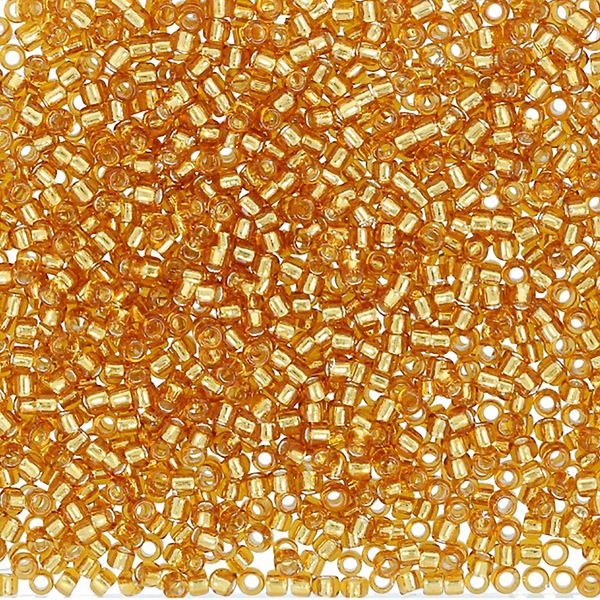 Бисер Toho 15/0 круглый (1.5 мм), 500 г, 0022С т.золотистый