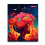 Тетрадь ученическая общая, глянцевая ламинация, A5+ 48 л. на скобе 65 г/м², белизна 100%, 10 шт, клетка в термоусадочной пленке, 000744 Гламурная, Светоч 48ТЕТк-004