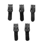 Крючок шубный Amii 50 мм, RAL 9005, 50 шт, черный