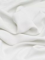 Штапель 110 г/м², 145 см / 2 метра, TBY-Vi-30-01.2, цв.01 белый