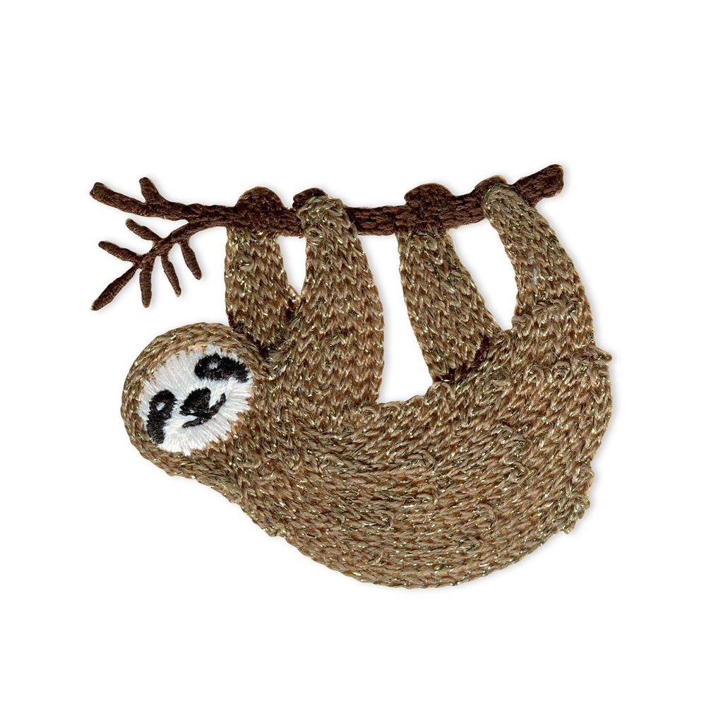 Термоаппликация Ленивец блестящ. корич. Prym, 923222