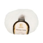 Пряжа Камтекс Мохер Голд / уп.10 мот. по 50 г, 250 м, цв.цв.205 белый