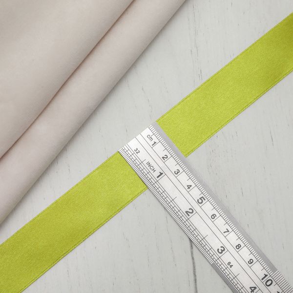 Лента атласная 1-сторонняя 25.0 мм / 22.86±1 метров, 118 оливковый, Globus