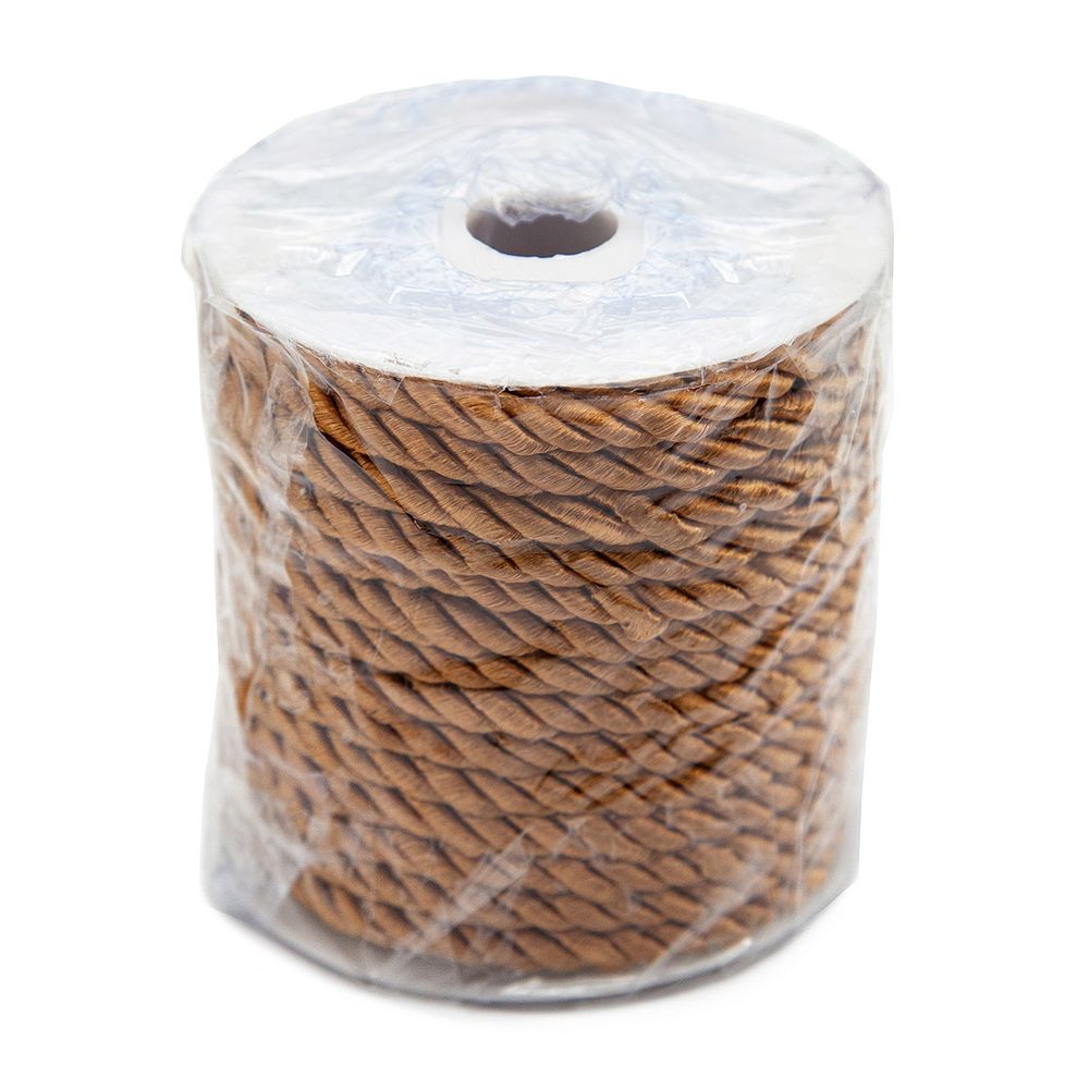 Шнур витой ⌀5.0 мм / 18.29 метров, цв.84 т.бежевый