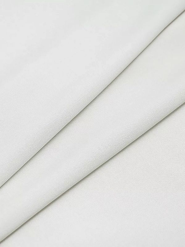 Штапель 110 г/м², 145 см / 2 метра, TBY-Vi-30-01.2, цв.01 белый