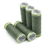 Нитки отделочные Gutermann Top Stitch, 30м, 821 серый офицерский, 5 катушек