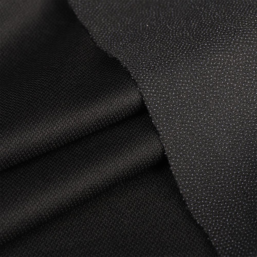 Дублерин эластичный 62г/м², 662B черный 150см уп.1м, IdealTex