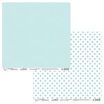 Бумага для скрапбукинга 190 гр/м², 30.5х30.5 см, 10 шт, 104 Крупные точки, Mr.Painter PSW-R