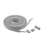 Шнурки эластичные с застежкой №6 Серый, Gamma GBG-06