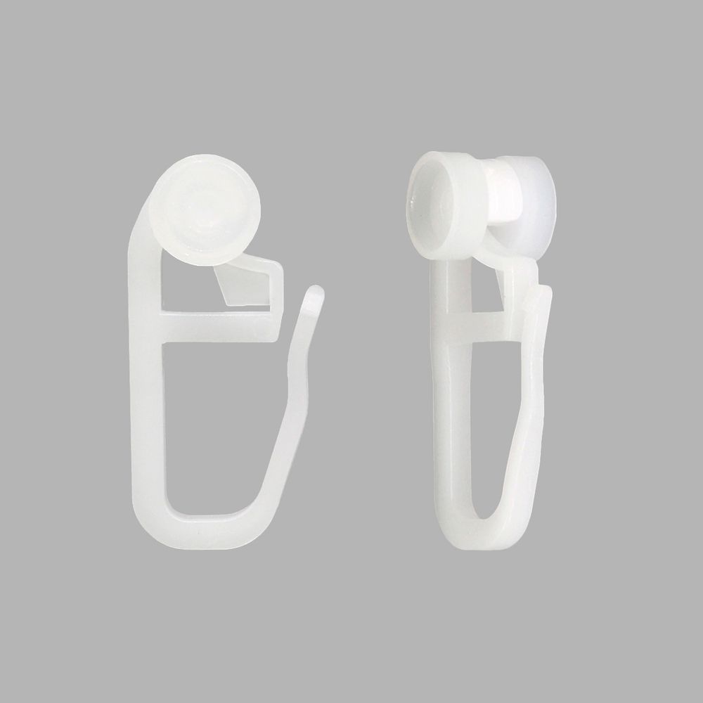 Крючки шторные для карниза 26 мм, ⌀7 мм, ролик, 100 шт