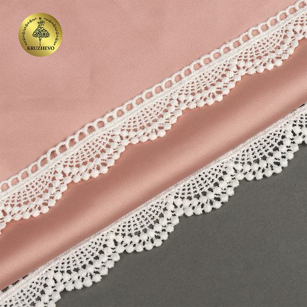 Кружево гипюр (плетёное) 20 мм, 0460 цв.01 белый уп.13,7м, Kruzhevo