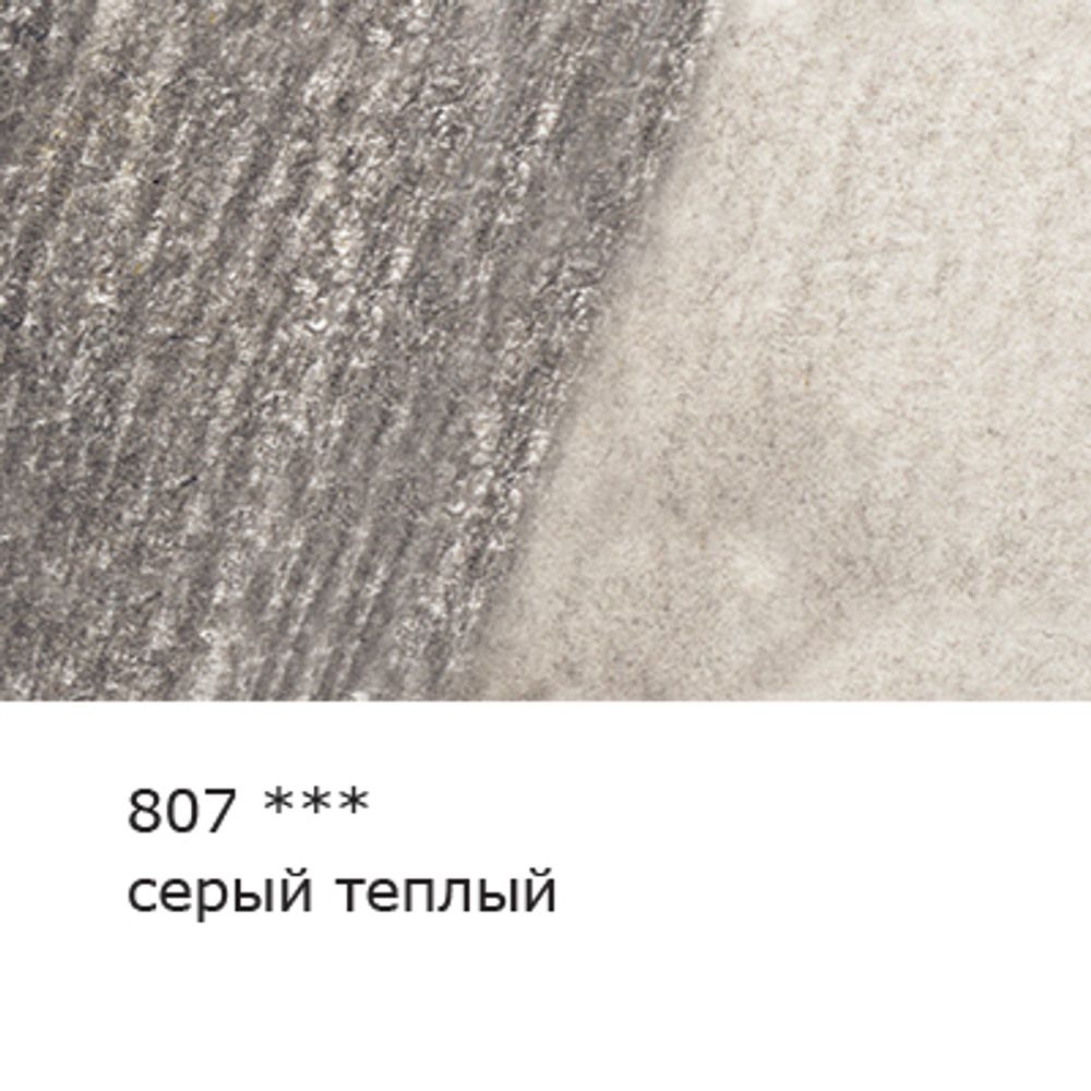 Карандаш акварельный художественный заточенный, 6 шт, 807 Серый теплый (Warm gray), Vista-Artista Gallery VGWP