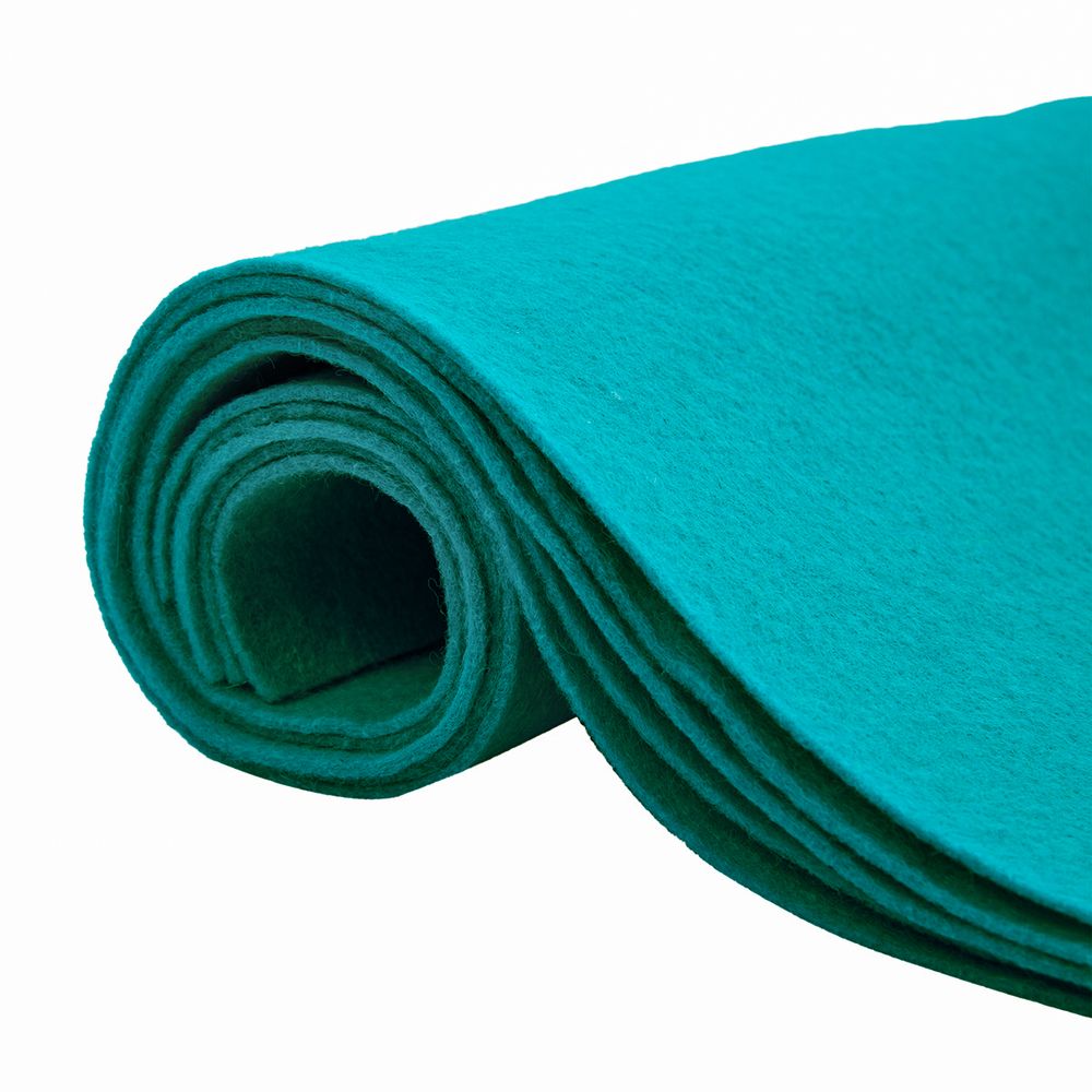 Фетр листовой 1 мм, 20х30 см, 5 шт, 031 бирюзовый, Blitz FKC10-20/30