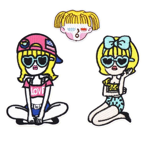 Термоаппликации Девочки, 3 шт, Hobby&Pro