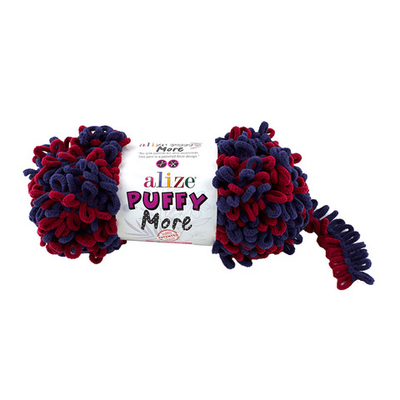 Пряжа Alize (Ализе) Puffy More / уп.2 мот. по 150 г, 11,5м, 6268 A