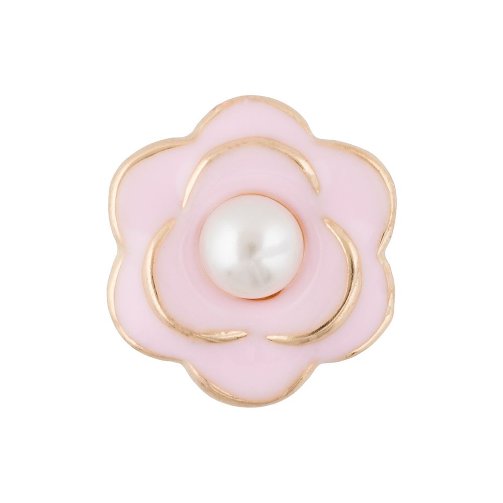 Пуговицы металл 15 мм, 6 шт, 133 розовый, Blitz MB 0278