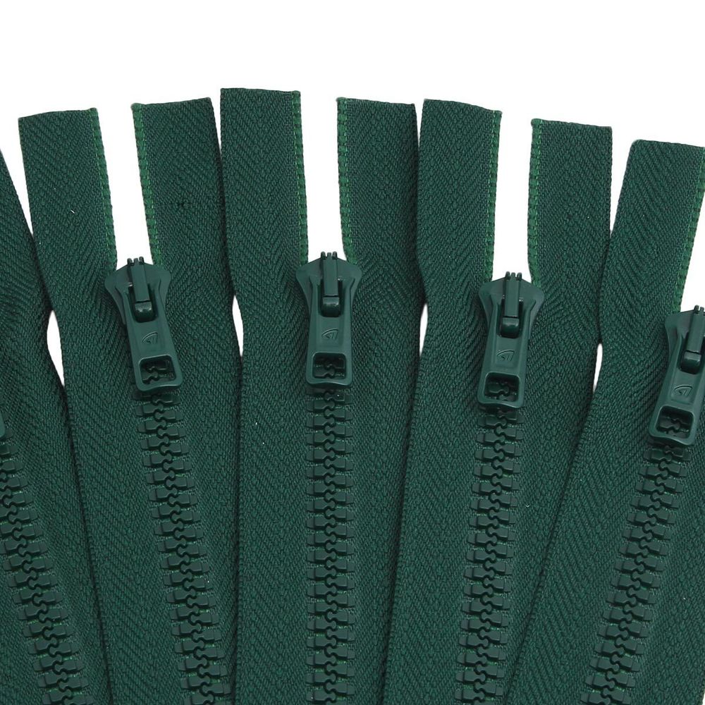 Молния трактор Arta Т6 (6 мм) 1 зам., разъем., 50 см, цв. 054 т.зеленый, уп.5 шт