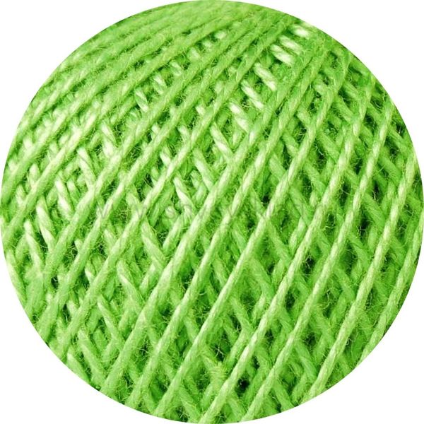 Пряжа ПНК им.Кирова Ирис / уп.20 мот. по 25 г, 150м 4706 ярк.салатовый