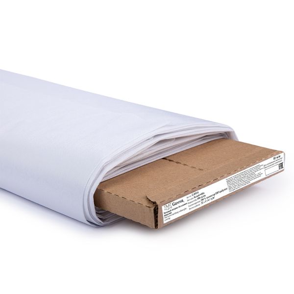 Флизелин неклеевой 52 г/м², 100 см / рул. 10 метров, белый, Gamma G-855-0