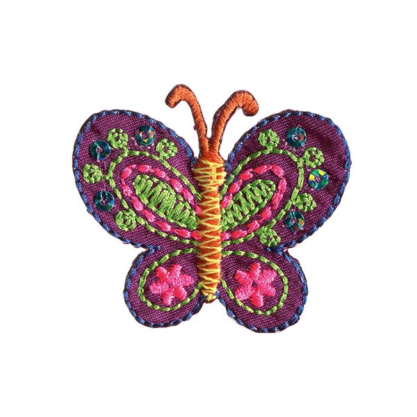 Термоаппликация Бабочка фиолет./многоцв. Prym