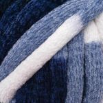 Пряжа Astra Premium (Астра Премиум) Джамбо / уп.1 мот. по 150 г, 13 м, 05 синий/белый