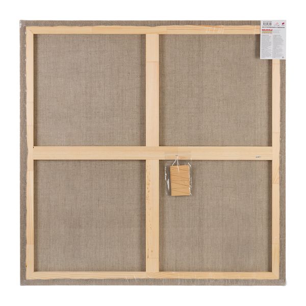 Холст грунтованный на подрамнике 100х100 см, 400 г/м², 2 шт, Петровский крупнозернистый, Vista-Artista PLLG-100100