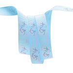 Лента репсовая (в рубчик) PREMIUM Велосипед 22 мм, 22,5м (308 голубой)