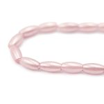 Бусины пластик (жемчуг) 3х6 мм, 15 г, Astra&Craft, J555 светло-розовый