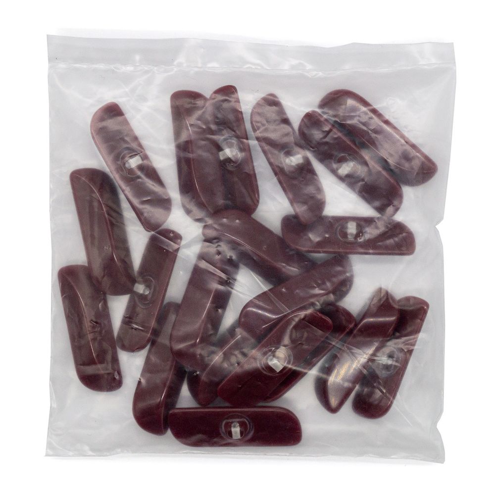 Пуговицы на ножке (3.01-582-44) (бордо), 20 шт