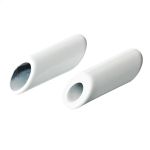 Наконечник для шнура металл 22х7 мм, 20 шт, №02 белый, Gamma GB 1654