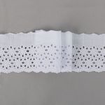 Кружево шитьё 88 мм / 9±0.2 метров, Турция, белый, Gamma GYEM-8800