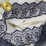 Кружево капроновое 45 мм / 9.14 м, TBS.30010 цв.330 т.синий, Kruzhevo