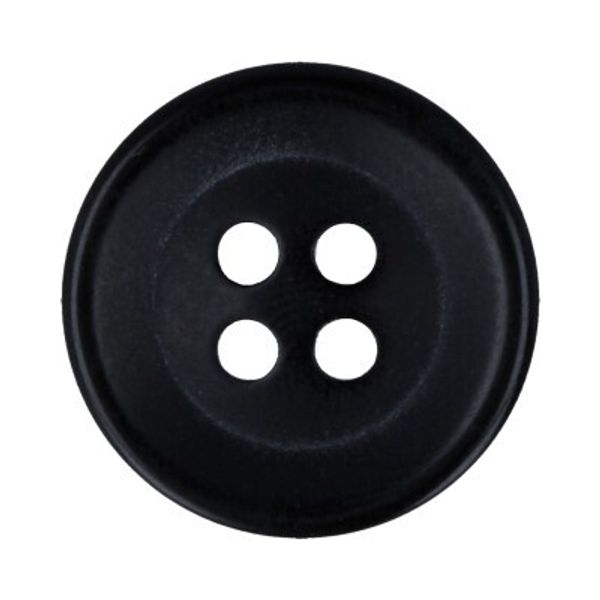 Пуговицы 4 прокола костюмные 16 мм, 24 шт, А008 черный, Gamma RIO 0027